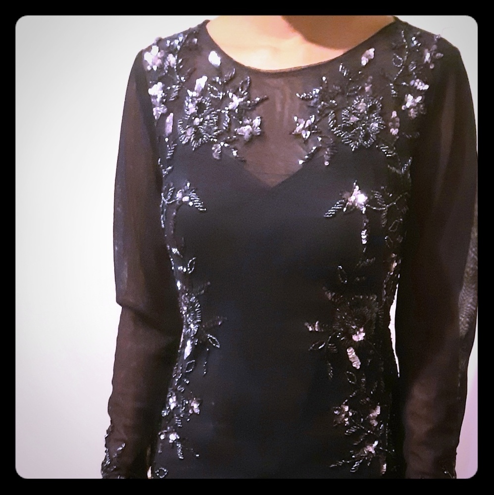 Stunning party wear cocktail embellished dress